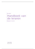 Begrippen en namen bij het handboek voor de leraren