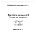 Operations Management H5 - Nederlandstalig