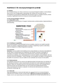 Uitgebreide samenvatting van verschillende hoofdstukken uit het boek Klinische Neuropsychologie