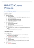 HMVE03 Cursus Verkoop