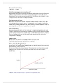 Summary Management Accounting of Accounting for Business