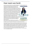 Haar naam was Sarah film recensie