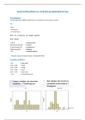 Samenvatting Research methods in physical activity (meten en statistiek) jaar 1 ALO