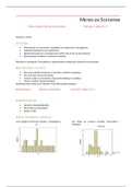 Samenvatting meten en statistiek blok 3 en 4 jaar 1 ALO 