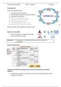 Bundel Finance and accounting Chapter 1, 2, 3