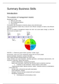 Samenvatting bedrijfskundige vaardigheden