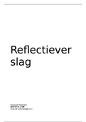 Reflectieverslag