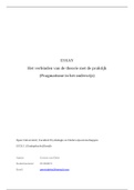 ESSAY FILOSOFIE S3721 cijfer 7 (nieuwe cursuscode PB1302)