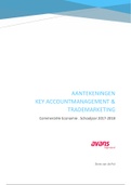 Samenvatting Key accountmanagement & Trade marketing (K2 Commerciële Economie)