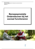 Beroepsprestatie: Ondersteunen bij sociaal functioneren