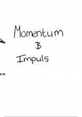 Momentum en Impuls (Notas)