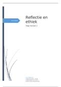 Reflectie & Ethiek Praktijkleren 2 - Beoordeeld met een 8,3