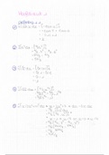 Oplossing oefeningen wiskunde 2 Handelswetenschappen