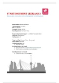 Startdocument stage hbov leerjaar 2 