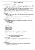 Nursing 443 community Exam 1 study guide