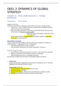 Samenvatting deel 3 - Dynamics Global Strategy