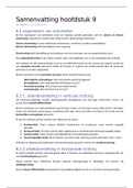 Samenvatting hoofdstuk 9 excl. paragrafen 9.3.5. , 9.3.8. en 9.7 O&M