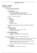 Histology and Integumentary System