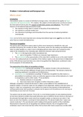 Problem 1 International and European Law