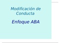 Modificacion de Conducta