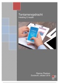 Tentamenopdracht inleiding E-health