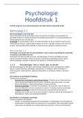 Voeding, Psychologie, Fysiologie blok 1.1