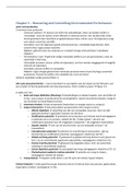 Duurzame Chemie Samenvatting Hoofdstuk 3: Measuring and Controlling Environmental Performance 