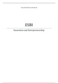 ESBI (Essentials of Science Business and Innovation) Samenvatting H1-H11+H15+H16