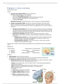 Samenvatting Blok 1.4 Biopsychologie problemen 1-8 en artikelen