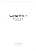 Samenvatting blok 2.2 