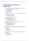 Oefentoets Theorie en Methoden 1