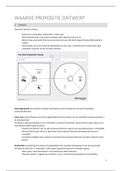 Samenvatting waarde propositie ontwerp (value proposition design)