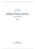 Samenvatting Cluster C