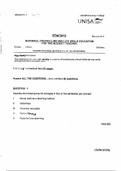 EDA3013-2014-6-E-1 Past Exam Paper