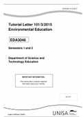 EDA3046-101_2015_3_e Tutorial Letter