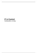 IT in Control - Hoofdstukken Selig