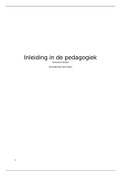 inleiding in de pedagogiek Annemarie Becker h1 t/m 3