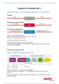 Samenvatting Techniek en Logistiek (Blok 1 Jaar 1)