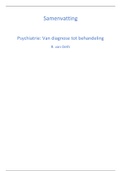 Forensische Psychiatrie, samenvatting 'Psychiatrie: Van diagnose tot behandeling' van R. van Deth