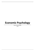 Samenvatting Economic Psychology, Nederlands 2018-2019