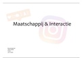 Case Maatschappij & Interactie (Instagram)