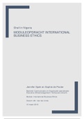 Moduleopdracht International Business Ethics