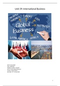 Unit 39 International Business