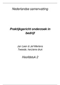 Praktijkgericht onderzoek in bedrijf - H2/H3