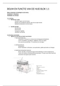 Anatomie en Fysiologie - De Bouw en functies van de huid