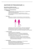 Anatomie en Fysiologie - Temperatuurregulatie