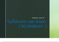 power point pres syndroom van down