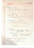 Conversion via "Fencepost" Method , Formula for Density, & Names of Heat