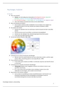 Samenvatting Psychologie module B, criminologie 1 BA VUB