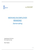 Samenvatting Werving & Employer Branding